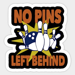 No pins left behind Sticker